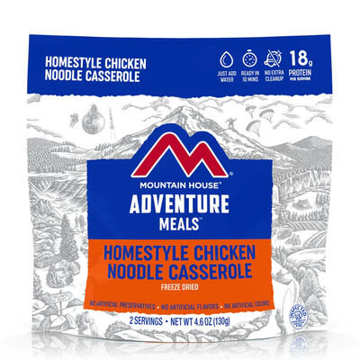 Homestyle Chicken Noodle Casserole | Mountain House Freeze Dried Food Pouch
